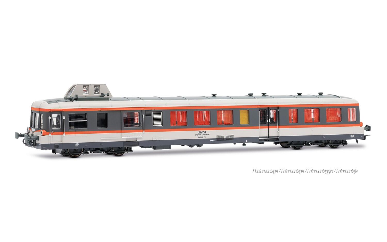 Jouef Loisirs HJ2618 H0 Dieseltriebwagen X 3997 „Picasso” SNCF, grau-orange Farbgebung