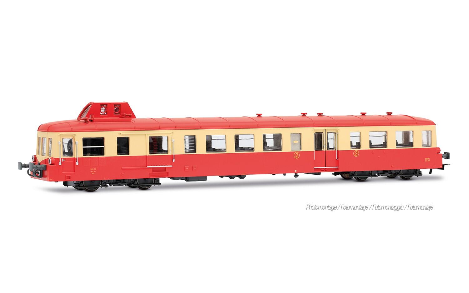 Jouef Loisirs HJ2623 H0 Dieseltriebwagen X 3800 SNCF, rotes Dach