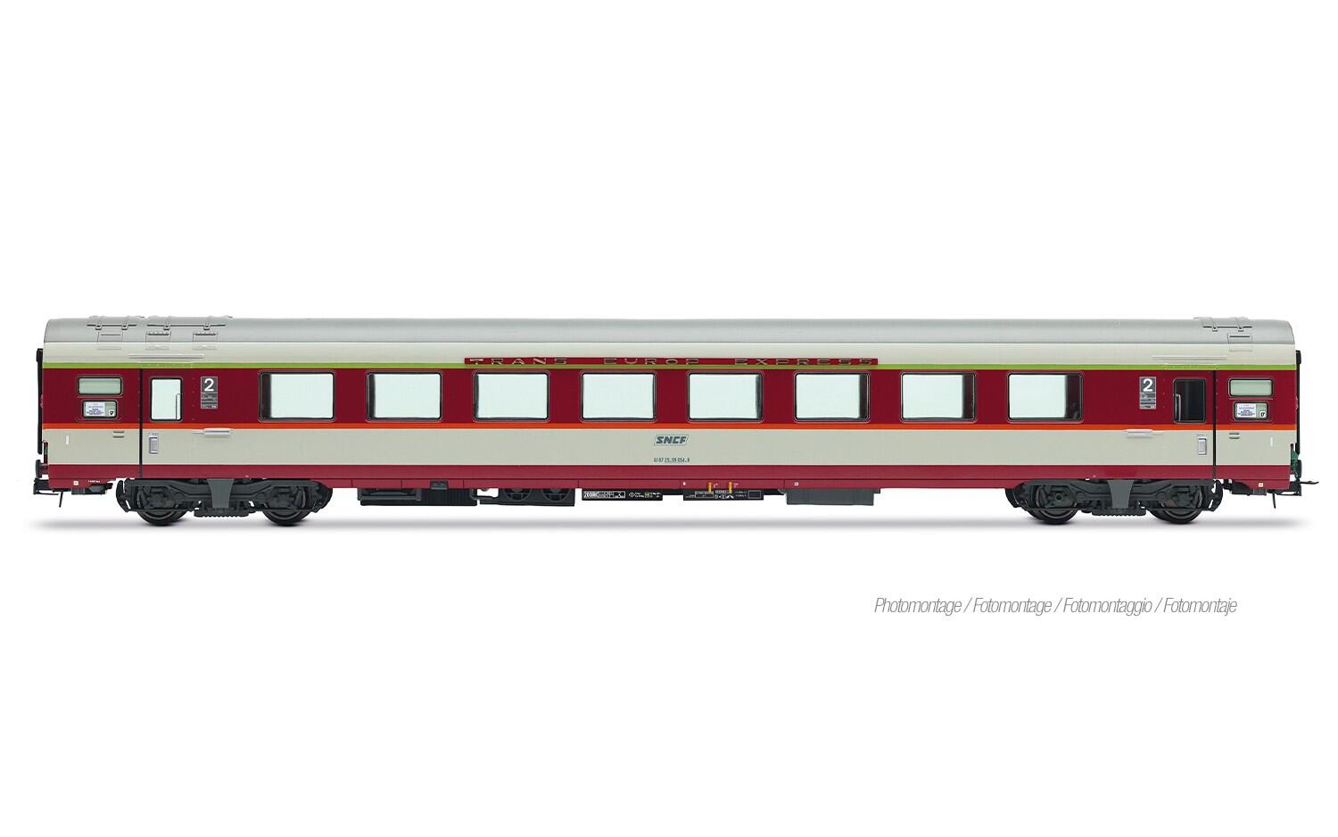 Jouef HJ4204 H0 B8tu (ex A8tu) SNCF, Ergänzungswagen für „Le Capitole” 1985