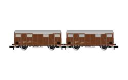 Arnold HN6715 N 2-tlg. Set Gs-Wagen FS, braune...