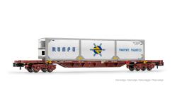 Arnold HN6728 N MMC3-Containerwagen RENFE, braune...