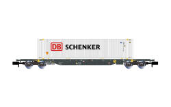 Arnold HN6744 N graue Farbgebung 4-achs. Containerwagen...