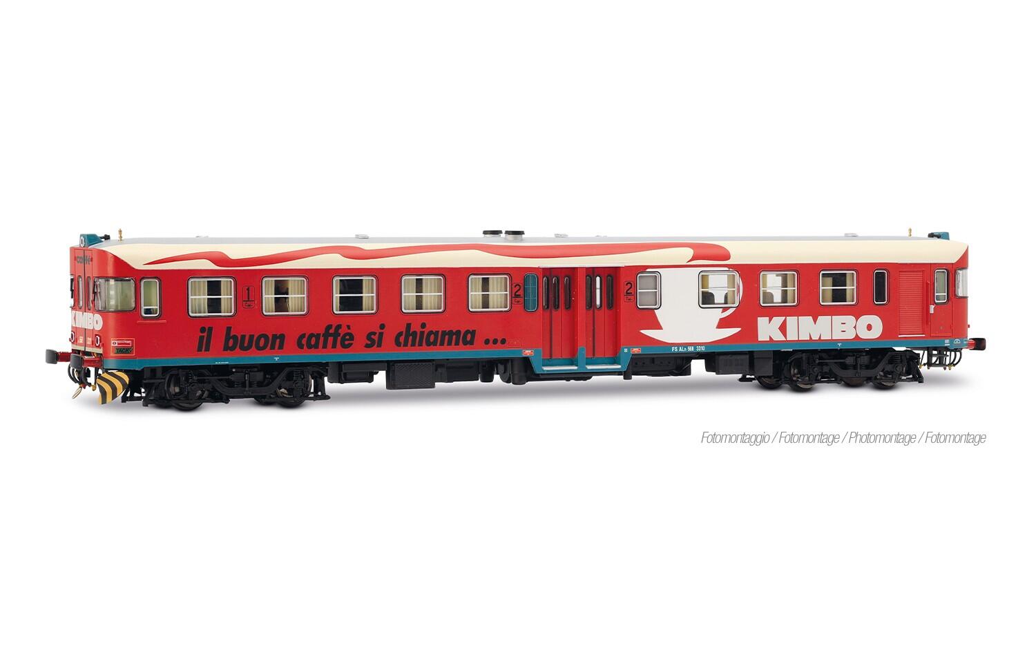 Lima Expert HL2677 H0 Dieseltriebwagen der Reihe ALn 668 3300 Serie FS, „KIMBO”-Farbgebung rot