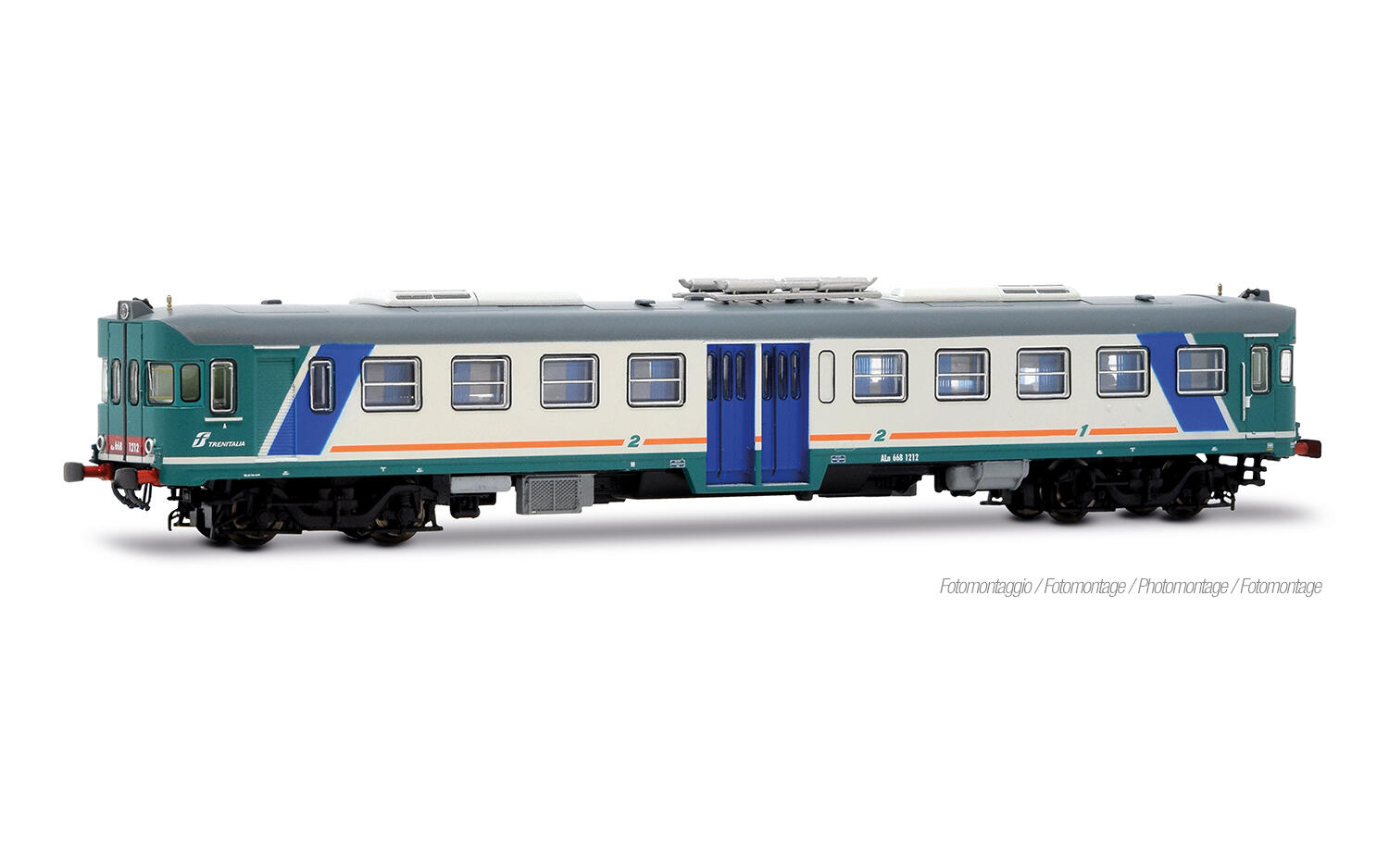 Lima Expert HL2678 H0 Dieseltriebwagen der Reihe ALn 668 1200 Serie FS Trenitalia, XMPR-Farbgebung
