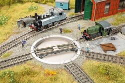 Auhagen 11480 H0 Drehscheibe H0 3-Leiter-System