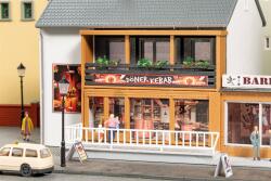 Auhagen 12356 H0/ TT Döner und Barbershop