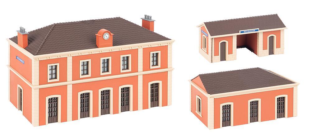 Faller 110147 H0 Bahnhof-Set Reichenweier