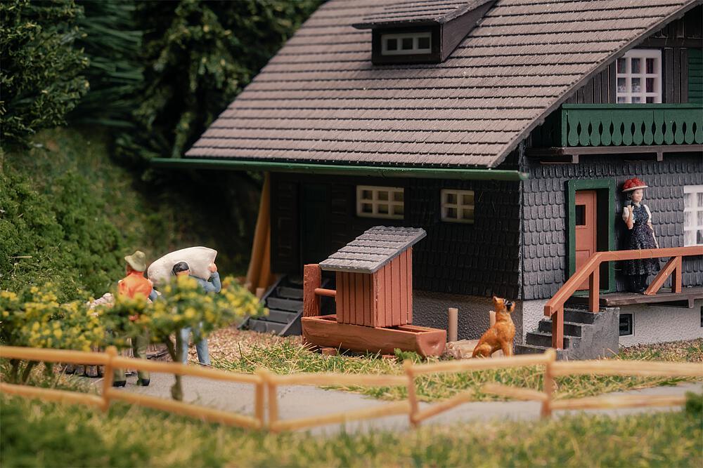 Faller 130010 H0 Jubiläumsmodell Schwarzwaldhaus mit Figur