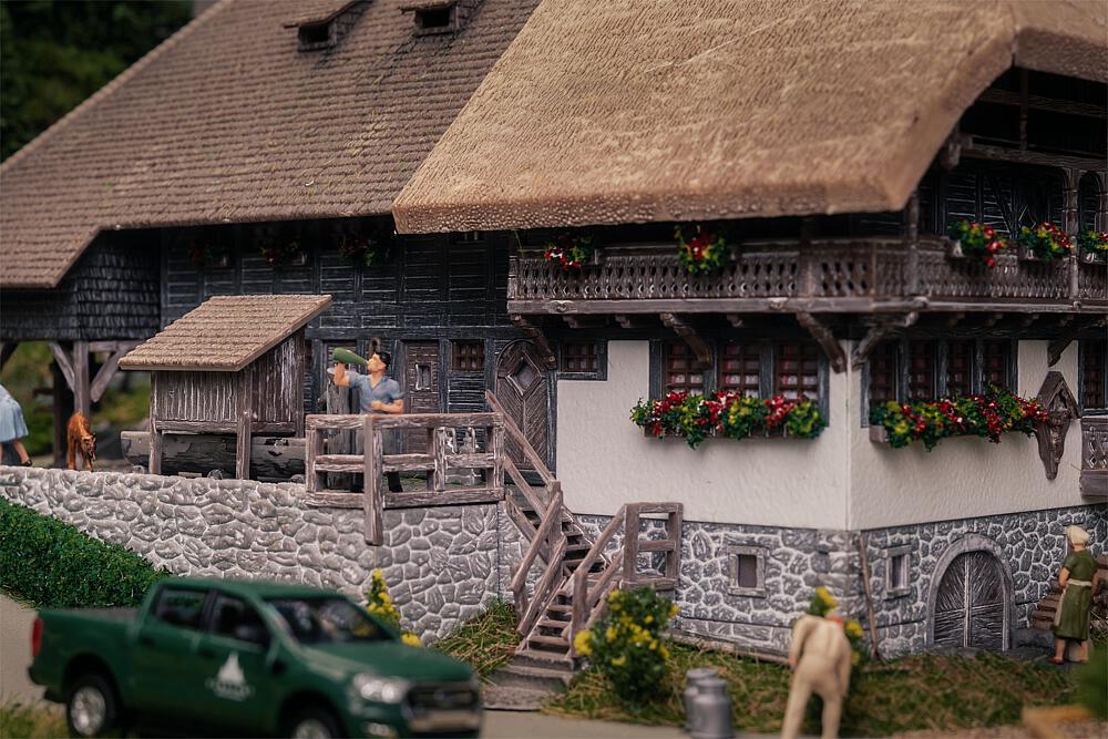 Faller 130013 H0 Jubiläumsmodell Schwarzwaldhof mit 2 Figuren