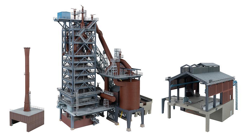 Faller 130026 H0 Hochofen mit Gießhalle