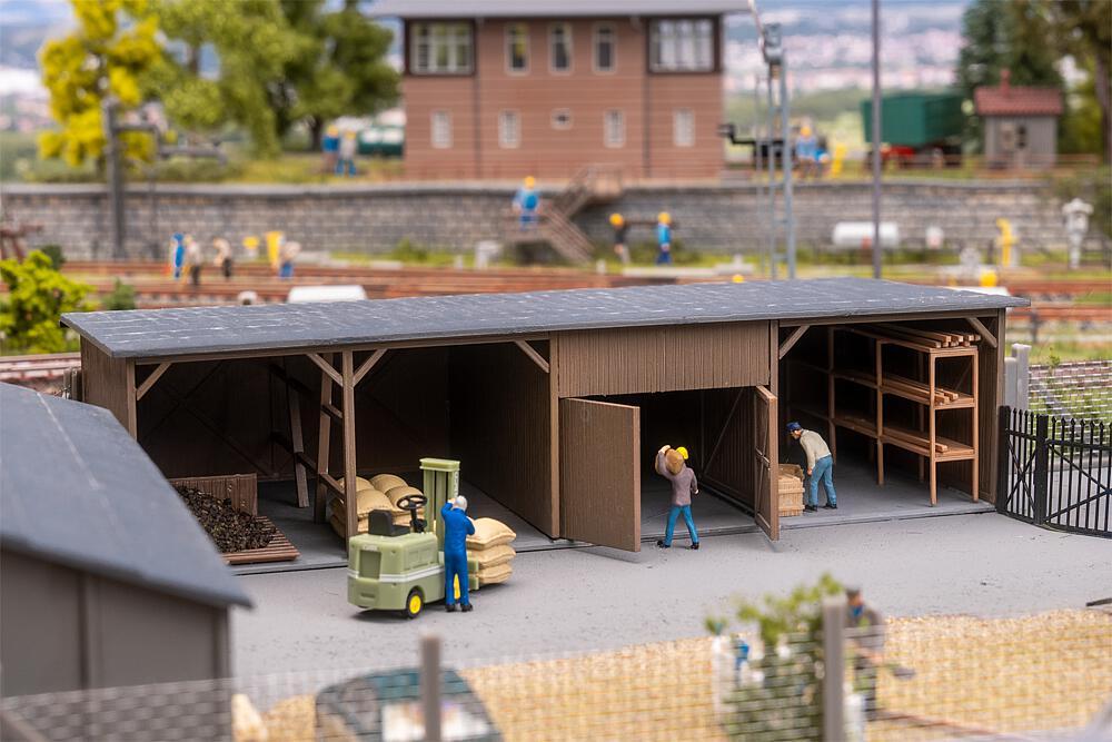 Faller 191841 H0 Lagerschuppen mit Förderband