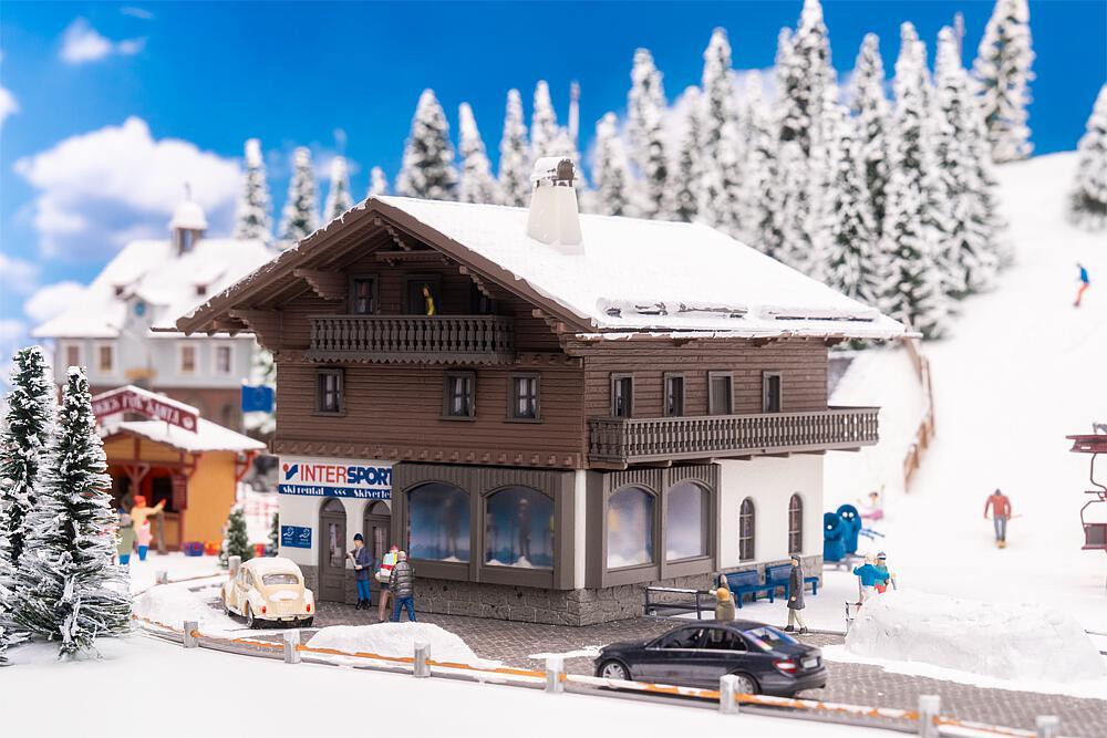 Faller 191845 H0 Skigeschäft INTERSPORT
