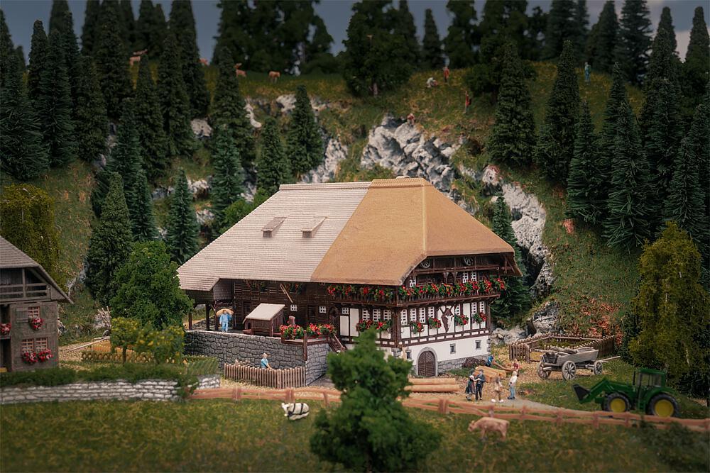 Faller 232010 N Jubiläumsmodell Schwarzwaldhof mit 2 Figuren
