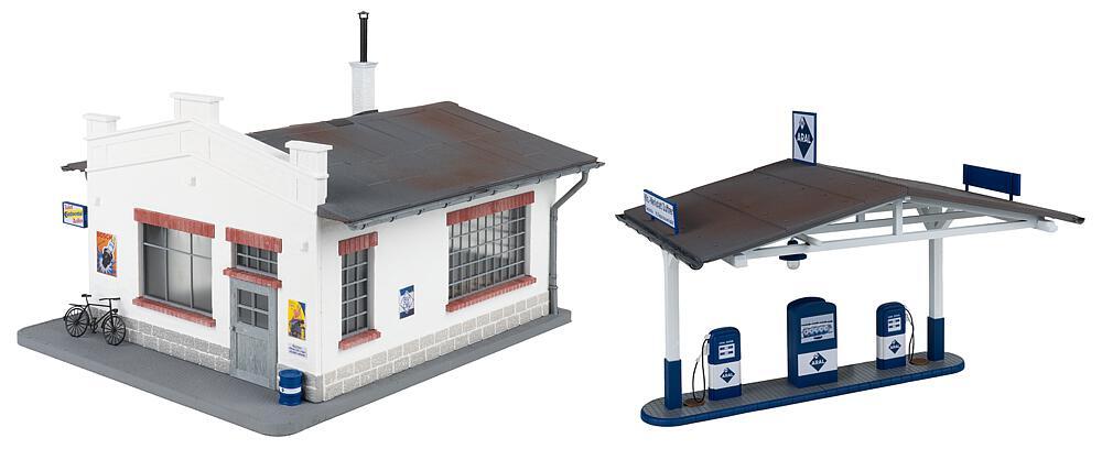 Faller 330821 G Tankstelle mit Werkstatt