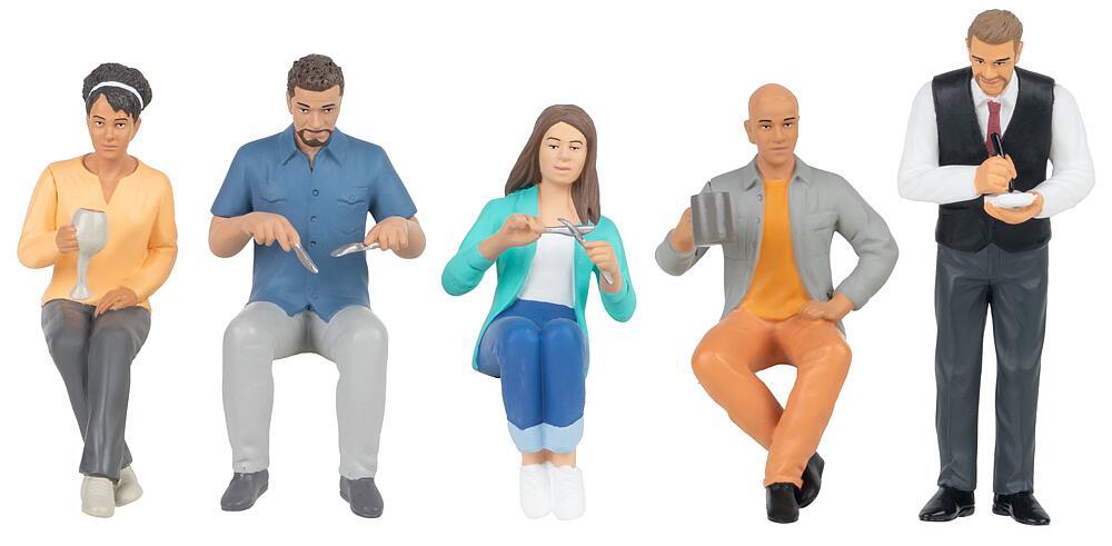 Faller 331532 G Sitzende Restaurantgäste, modern