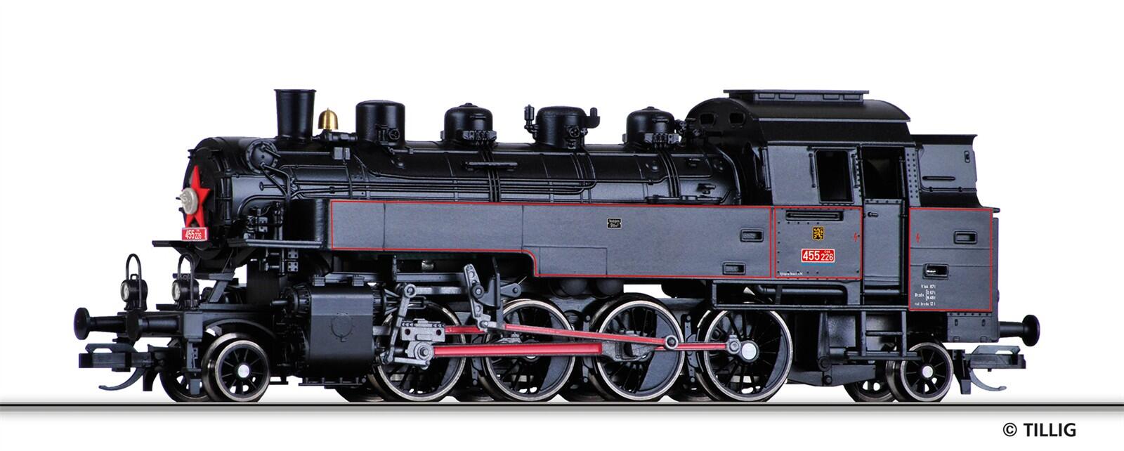 Tillig 02187 TT Dampflokomotive Reihe 455.2 der CSD
