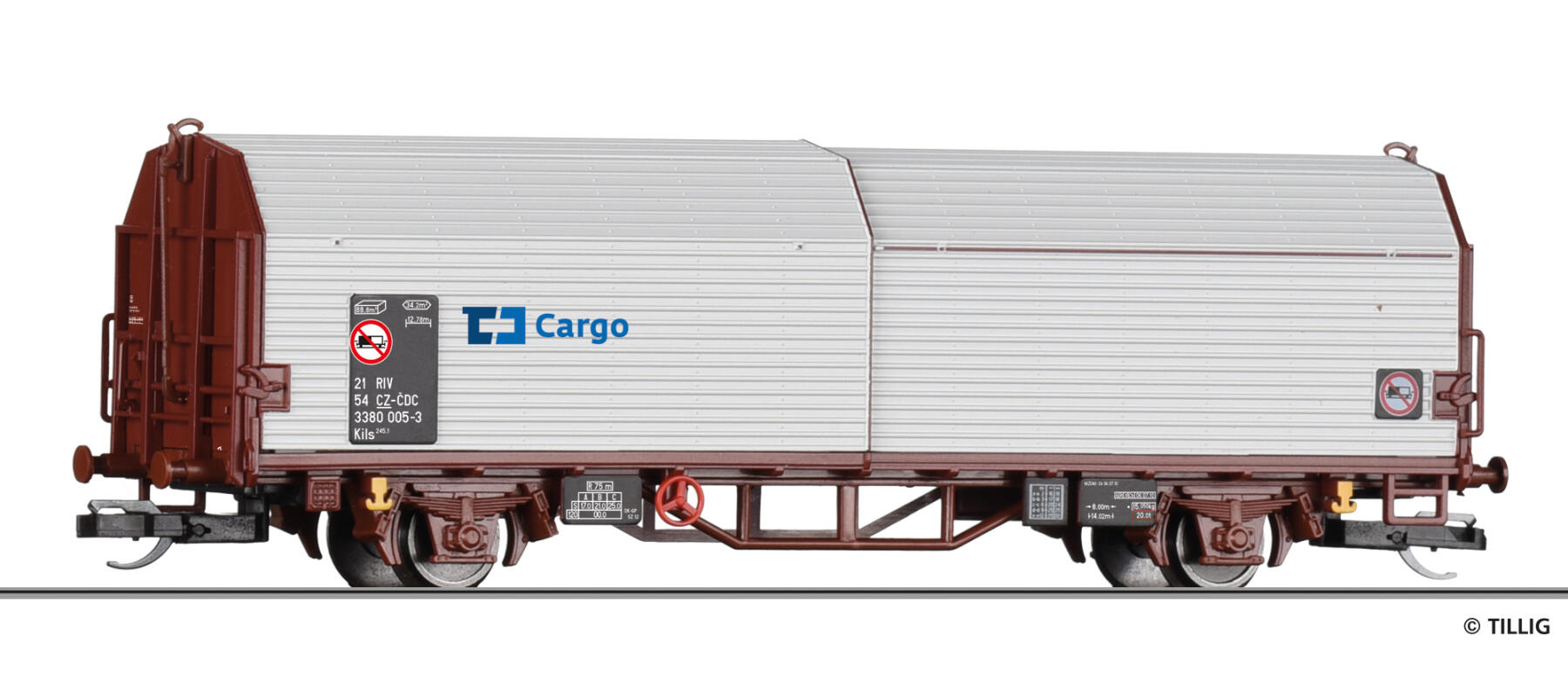 Tillig 14864 TT START-Haubenwagen Kils der CD Cargo