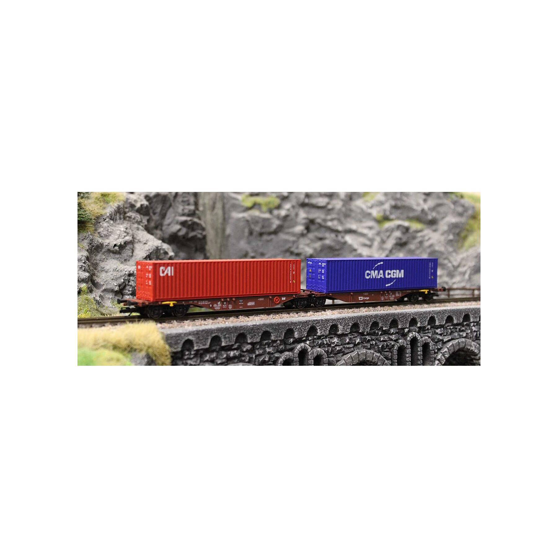 Tillig 18080 TT Containertragwagen Sggmrss 578.0 der CD Cargo