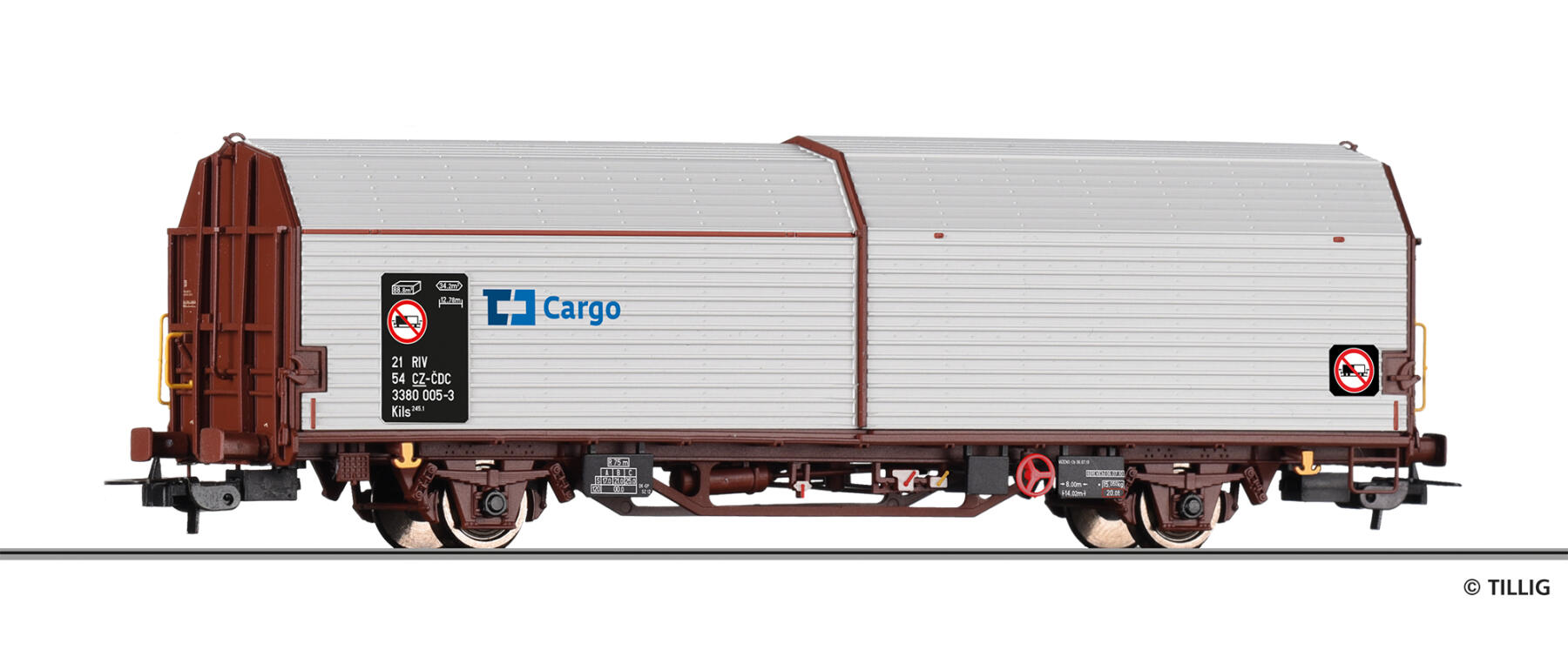 Tillig 77089 H0 Haubenwagen Kils 245.1 der CD Cargo