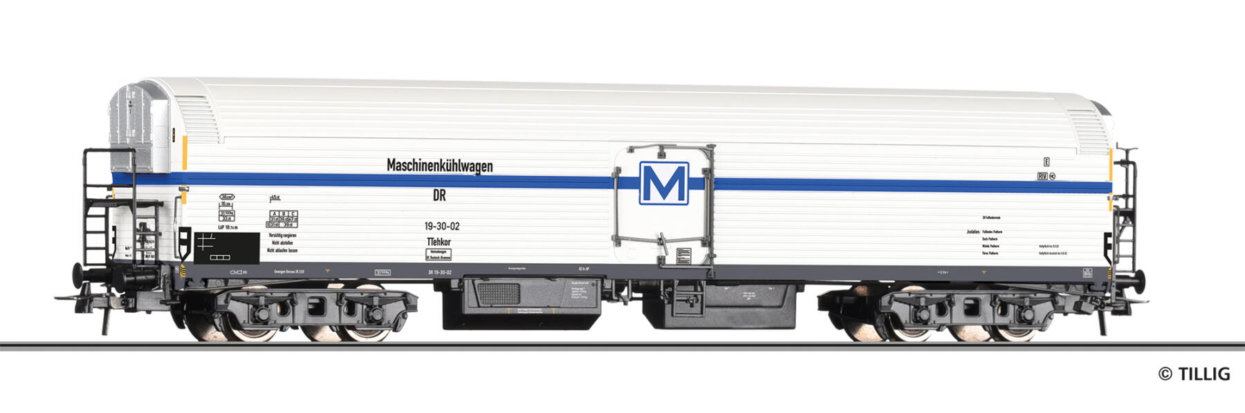 Tillig 77090 H0 Maschinenkühlwagen TTehkos der DR