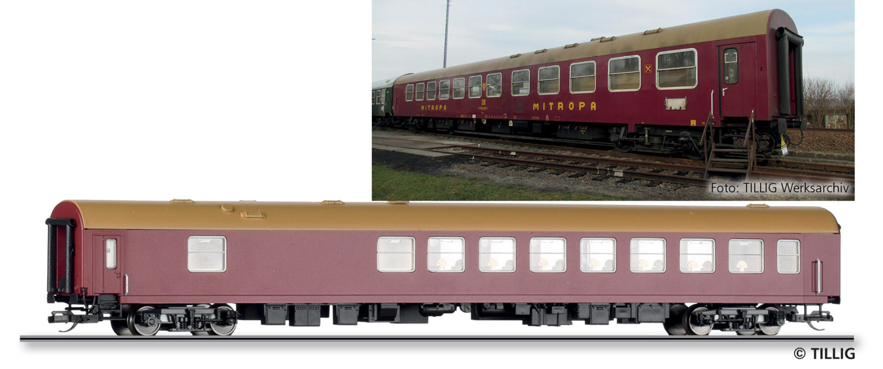 Tillig 95402 TT Speisewagen WRm der OSEF e.V.