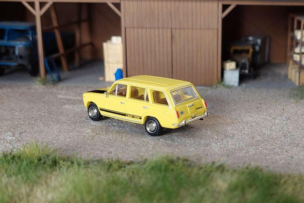 Modell-Car Zenker 03-408 Lada 1200 WAS 2102 Kombi, "DDR-Tuning" gelb
