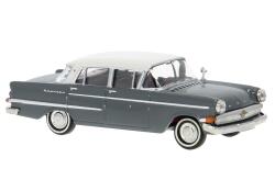 Brekina 20815 H0 Opel Kapitän 2,6 P2 grau/weiß