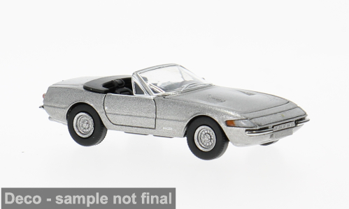 Brekina 22943 H0 Ferrari 365 GTS in silber