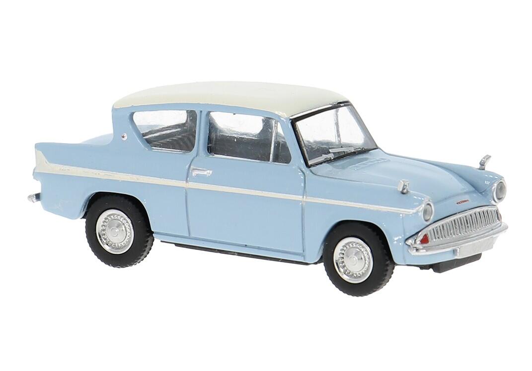 Brekina 19330 H0 Ford Anglia in blau