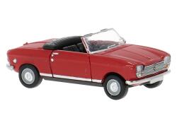 Brekina 29175 H0 Peugeot 204 Cabrio in rot