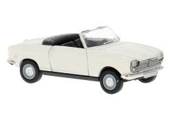 Brekina 29176 H0 Peugeot 204 Cabriolet in weiß
