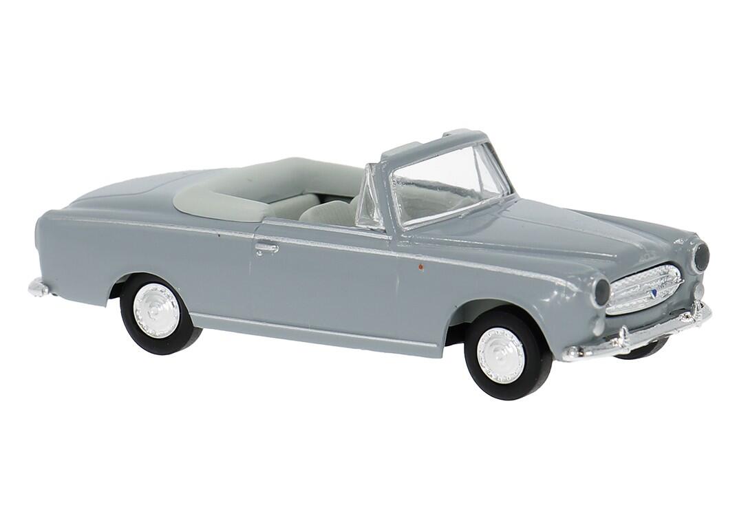 Brekina 29161 H0 Peugeot 403 Cabrio in grau "Movie-Car"