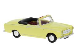 Brekina 29164 H0 Peugeot 403 Cabrio in gelb