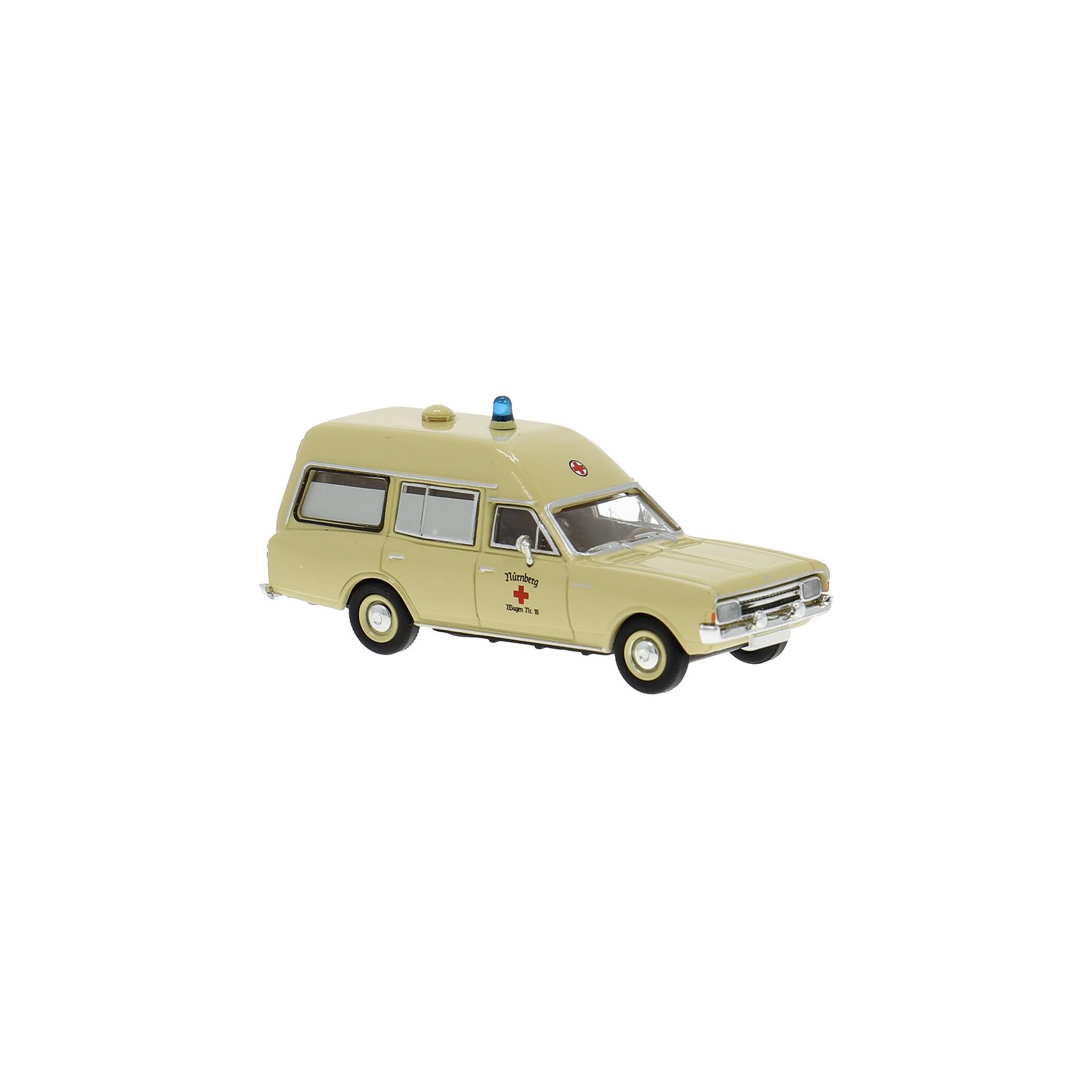 Brekina 20674 H0 Opel Rekord C KTW