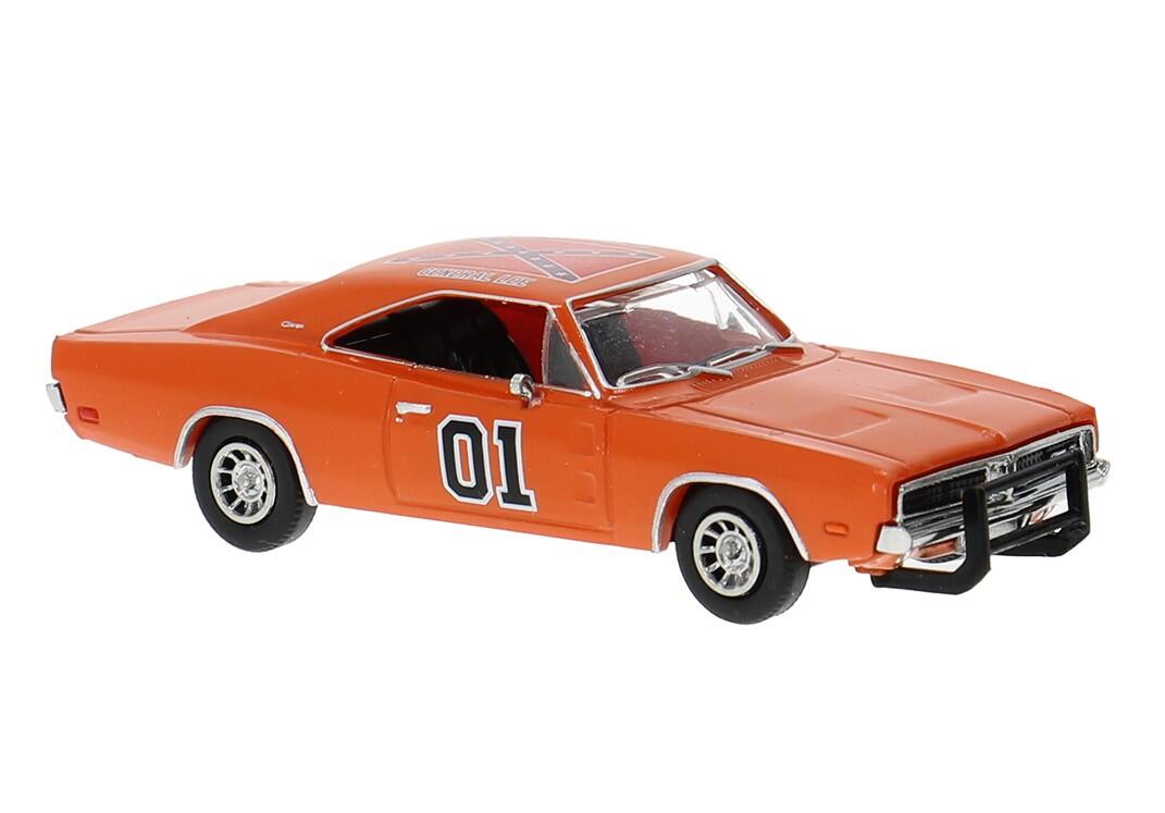 Brekina 18004 H0 Dodge Charger "General" orange