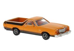 Brekina 18227 H0 Ford Ranchero GT in orange