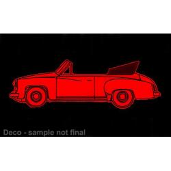 Brekina 27051 H0 Wartburg 311 Cabrio in rot