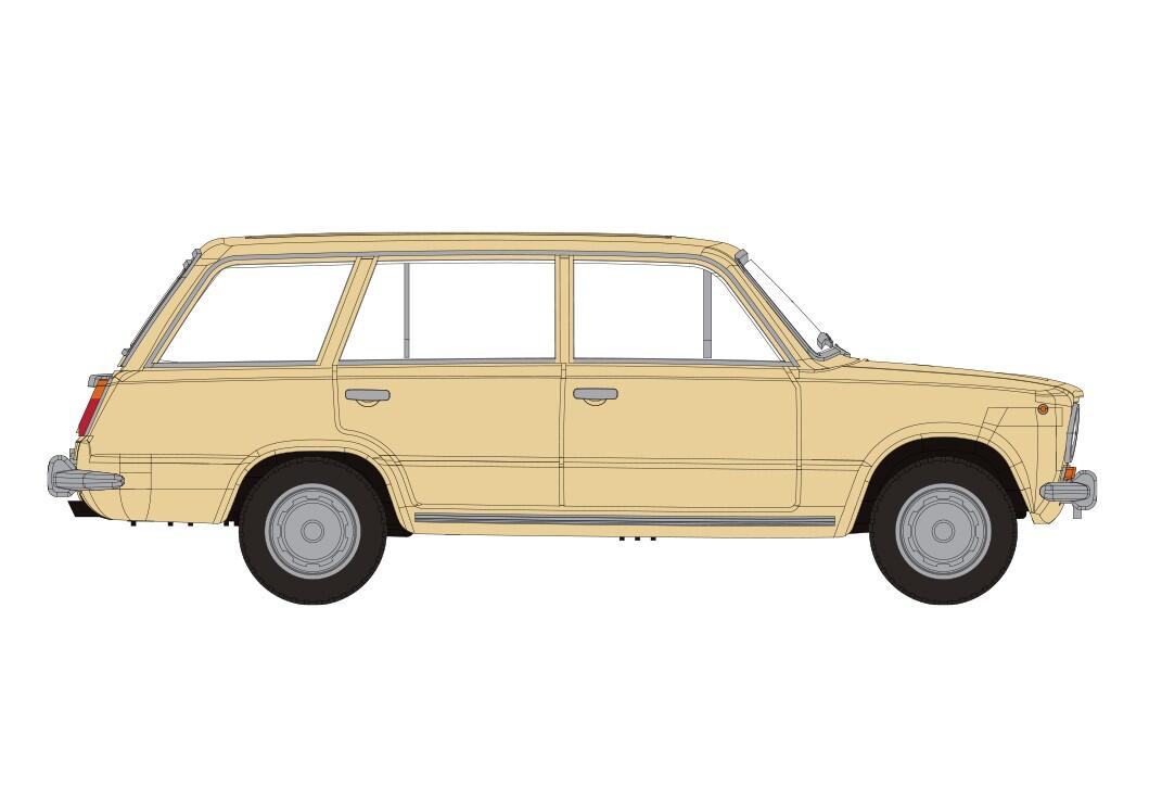 Brekina 27267 H0 Lada 2102 Kombi in beige