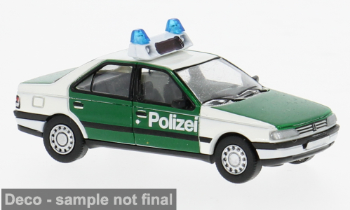 Brekina PCX871684 H0 Peugeot 405 der Polizei Saarland                                 ab April 2026