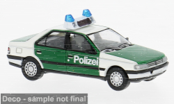 Brekina PCX871684 H0 Peugeot 405 der Polizei Saarland...