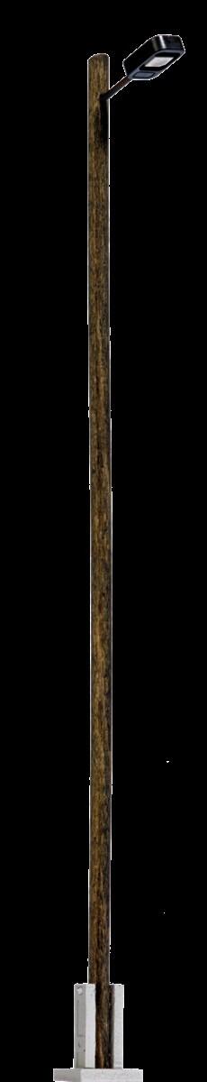 Busch 4118 H0 Bahnhofsleuchte weiß eckig