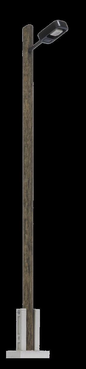 Busch 4120 H0 Straßenleuchte gelb eckig