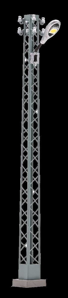 Busch 4187 H0 Gittermastleuchte weiß oval