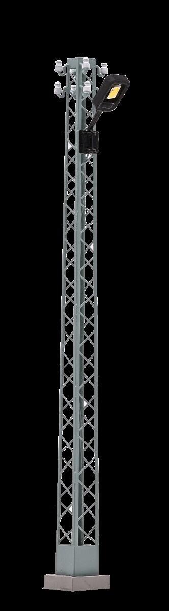 Busch 8724 TT Gittermastleuchte gelb eckig