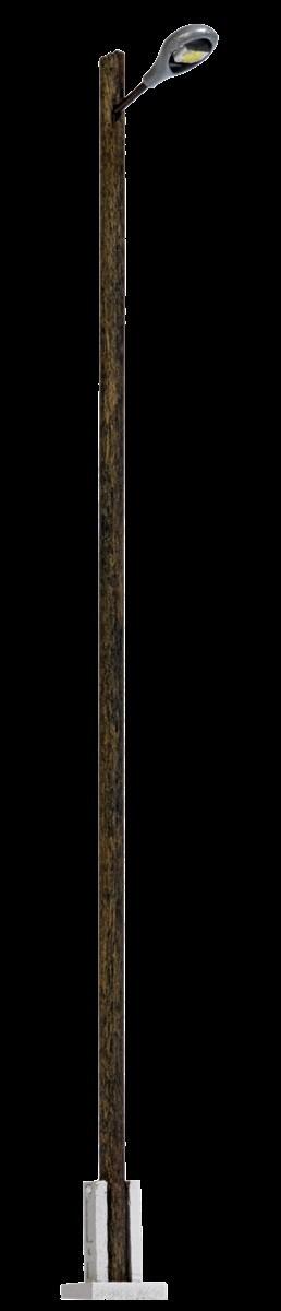 Busch 8733 TT Bahnhofsleuchte weiß oval