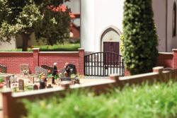 Busch 8923 TT Ziegelmauer mit Tor