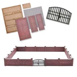 Busch 8923 TT Ziegelmauer mit Tor