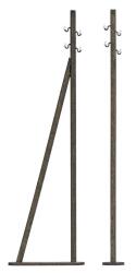 Busch 8953 TT Freileitung 2 Holzmasten