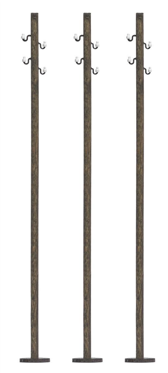 Busch 8954 TT Freileitung 3 Holzmasten