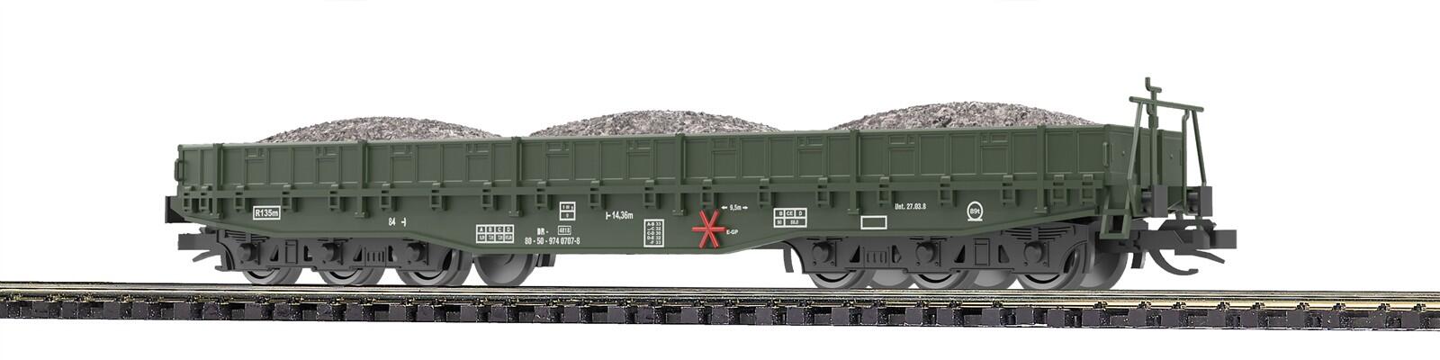 Busch 31187 TT Flachwagen Samm 4818 Schotter